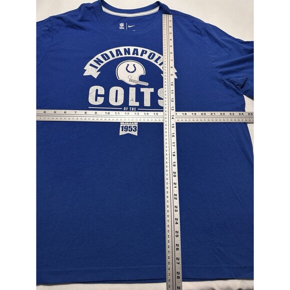 Indianapolis Colts Nike Tee Short Sleeve Shirt Mens XL Football Team Apparel - Picture 6 of 9